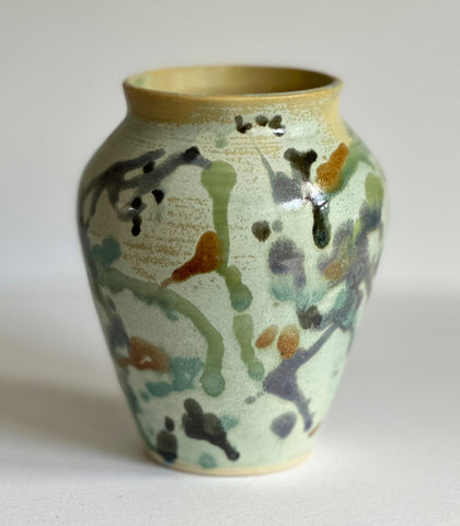 Sage Splash Vase
