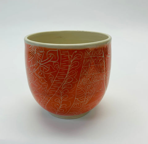 "Zentangle" Porcelain Bowl