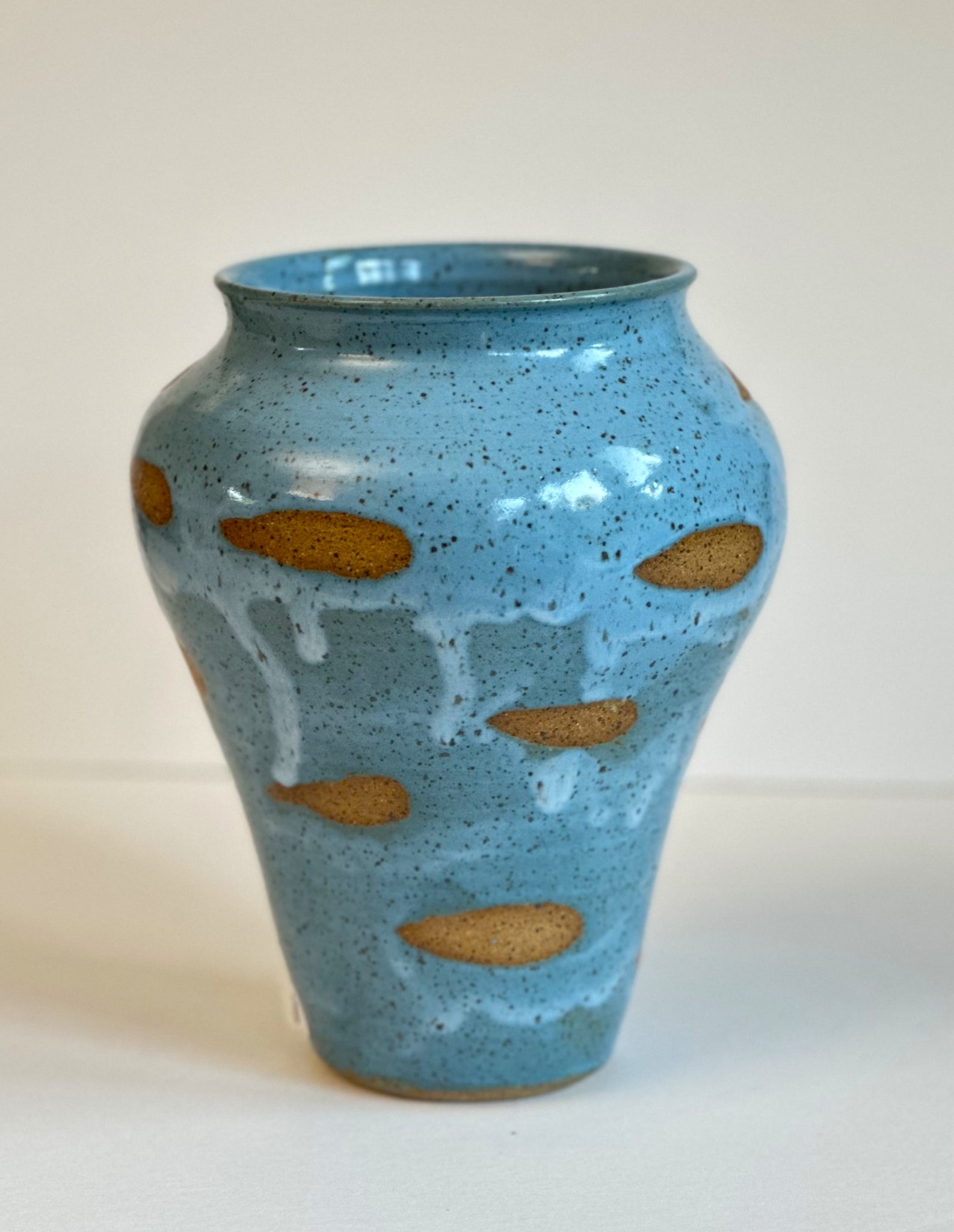 Classic Ginger Jar Turquoise with Wax Resist