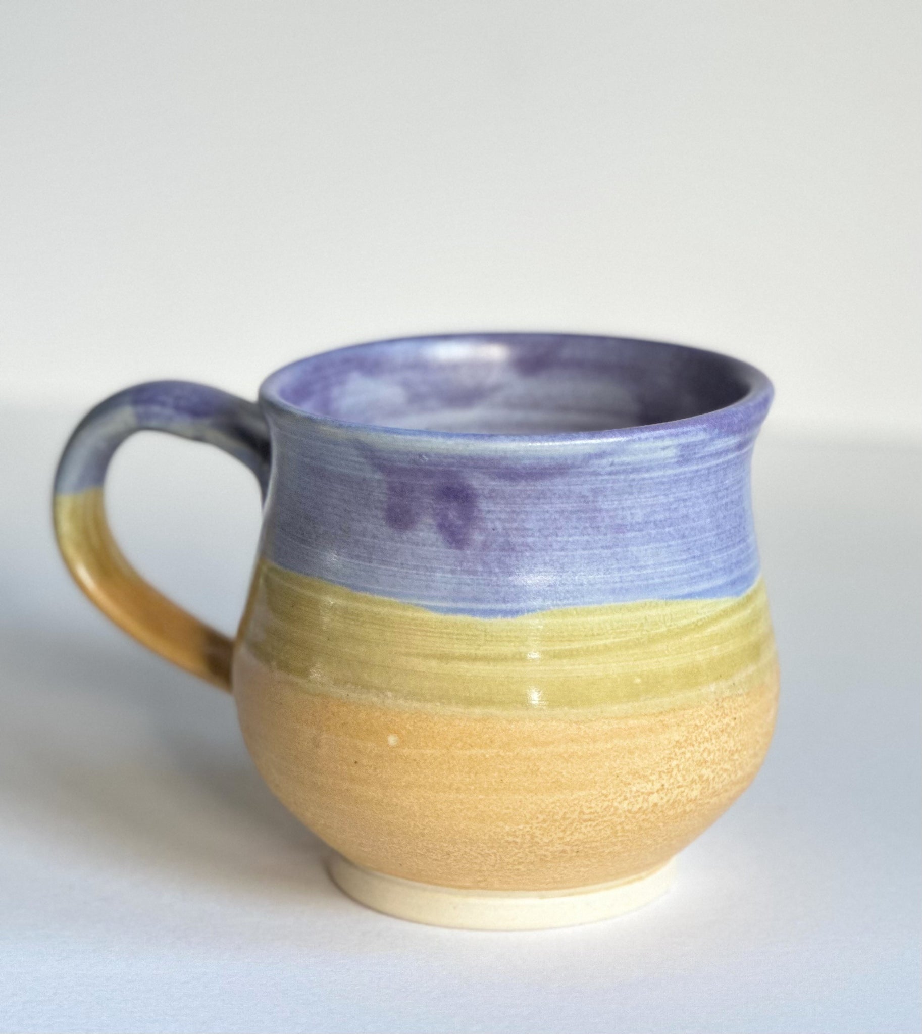 Purple, Yellow and Green Mug