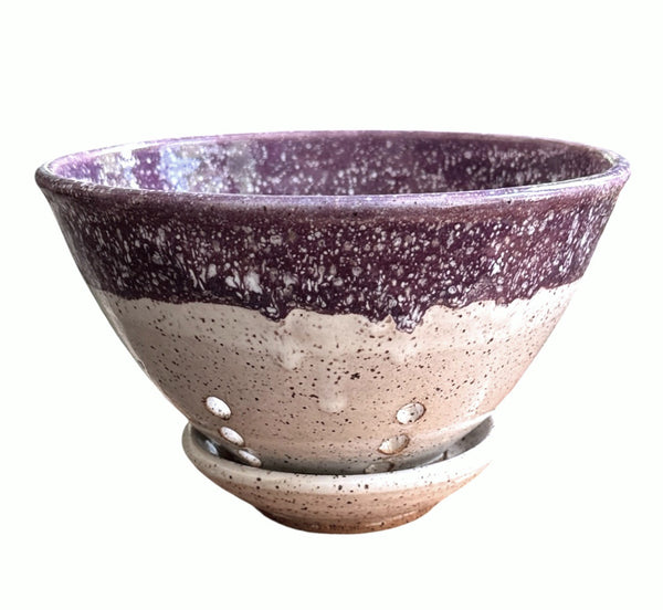 Berry Colander - Purple & White