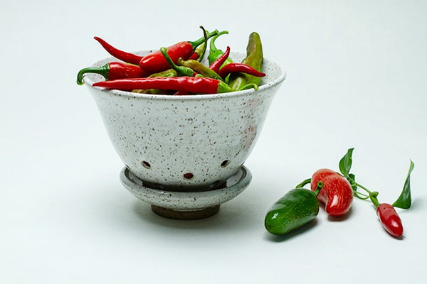Berry Colander -White