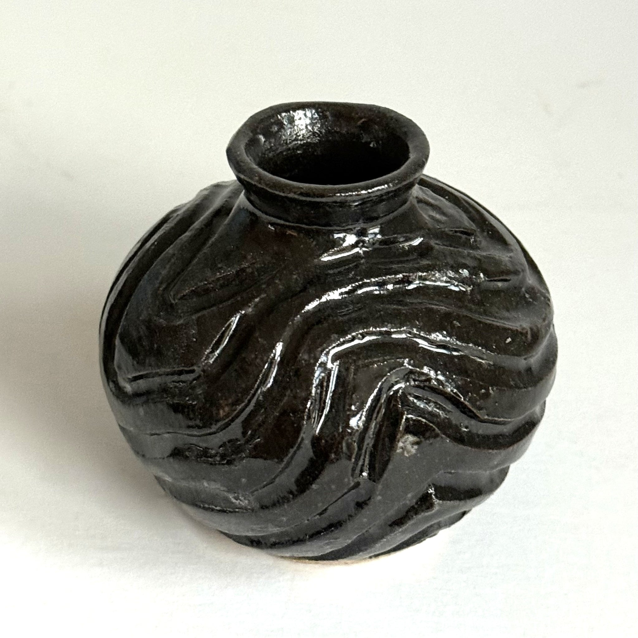Carved Bud Vase