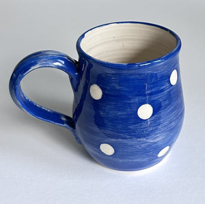 Blue Polka Dot Mug