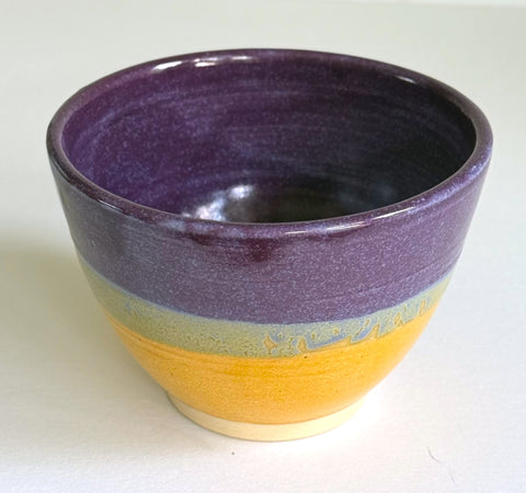 Purple & Yellow Bowl