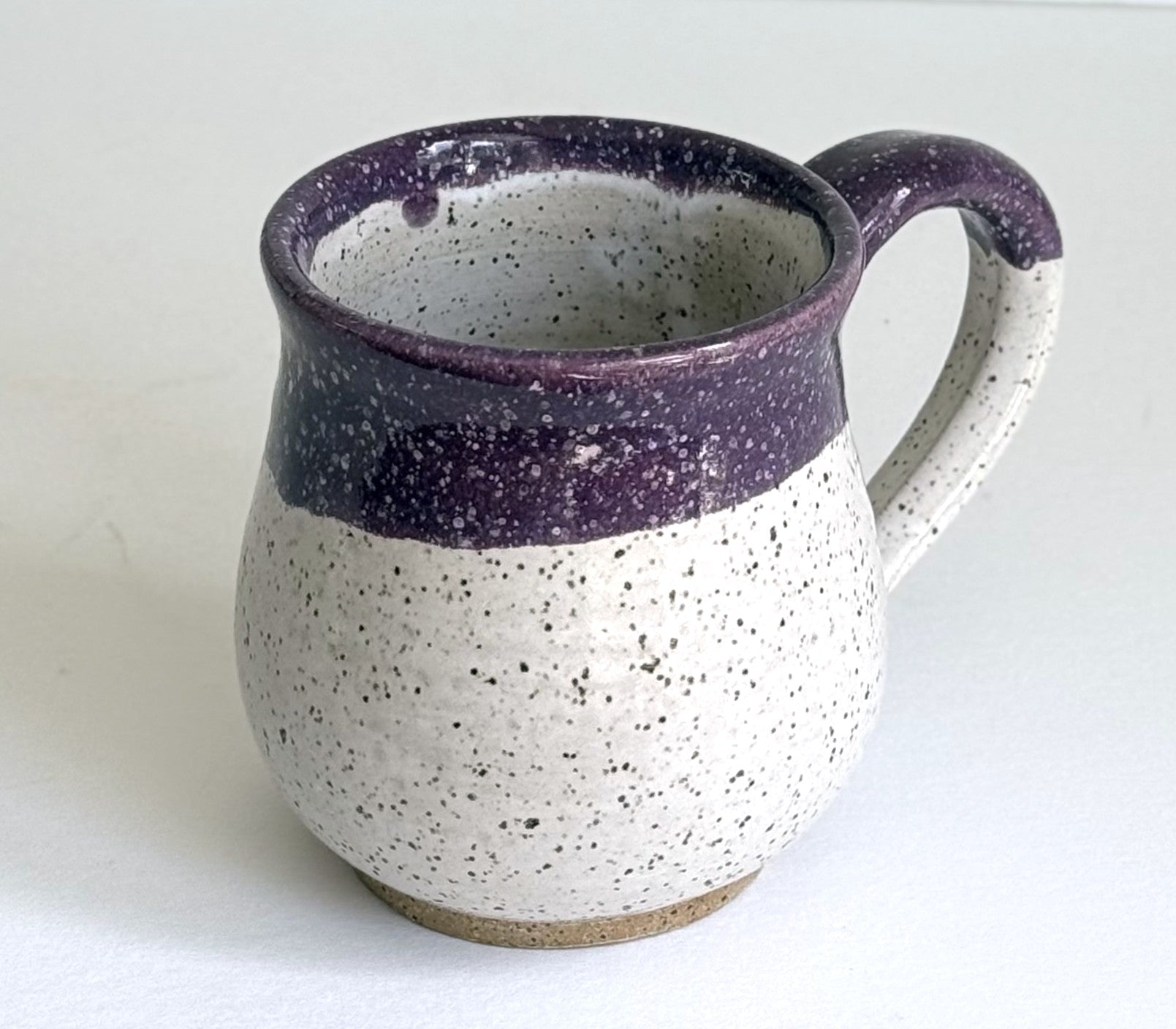 Purple & White Mug
