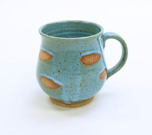 Turquoise Mug Wax Resist