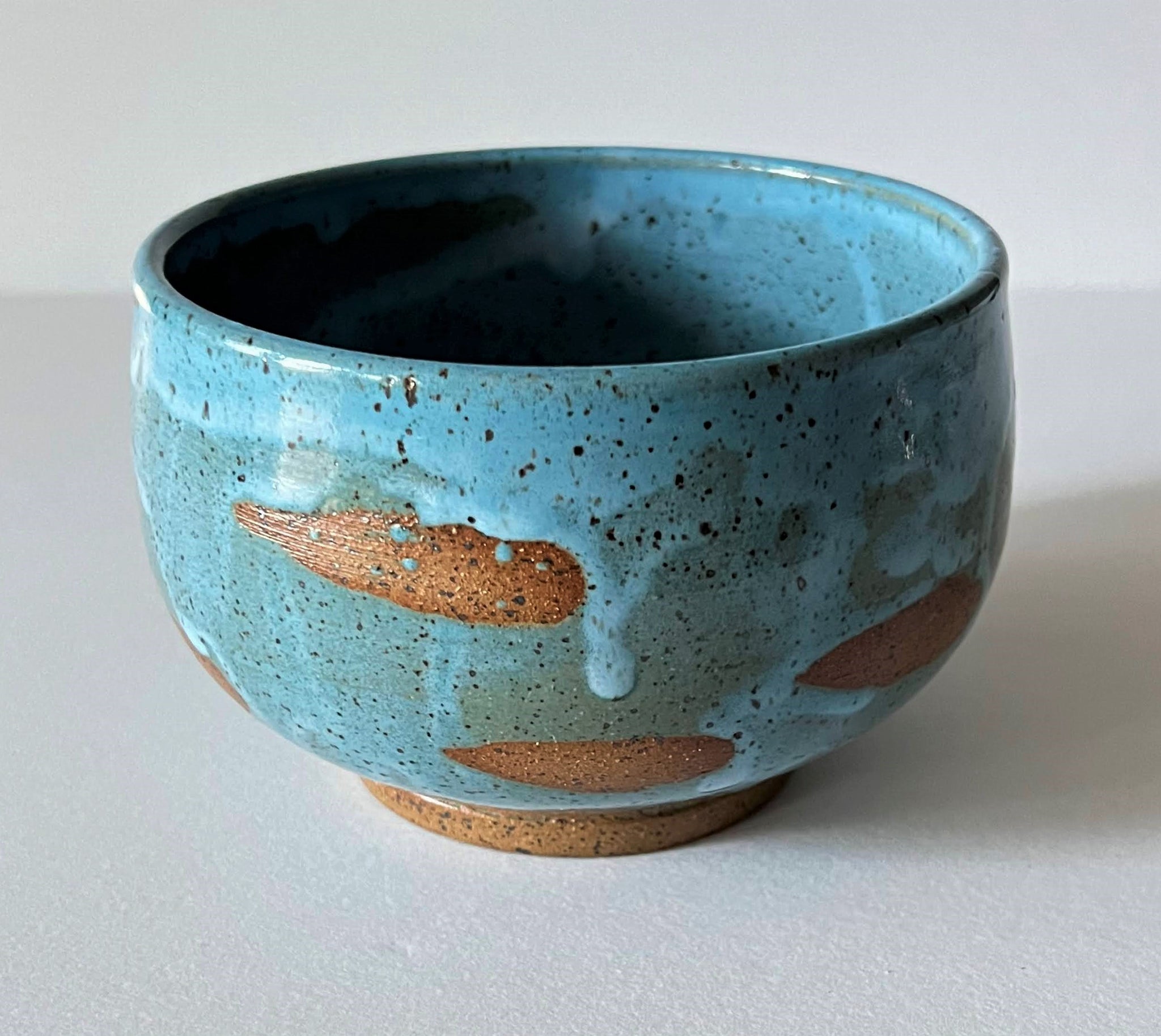 Rice Bowl - Turquoise Wax Resist