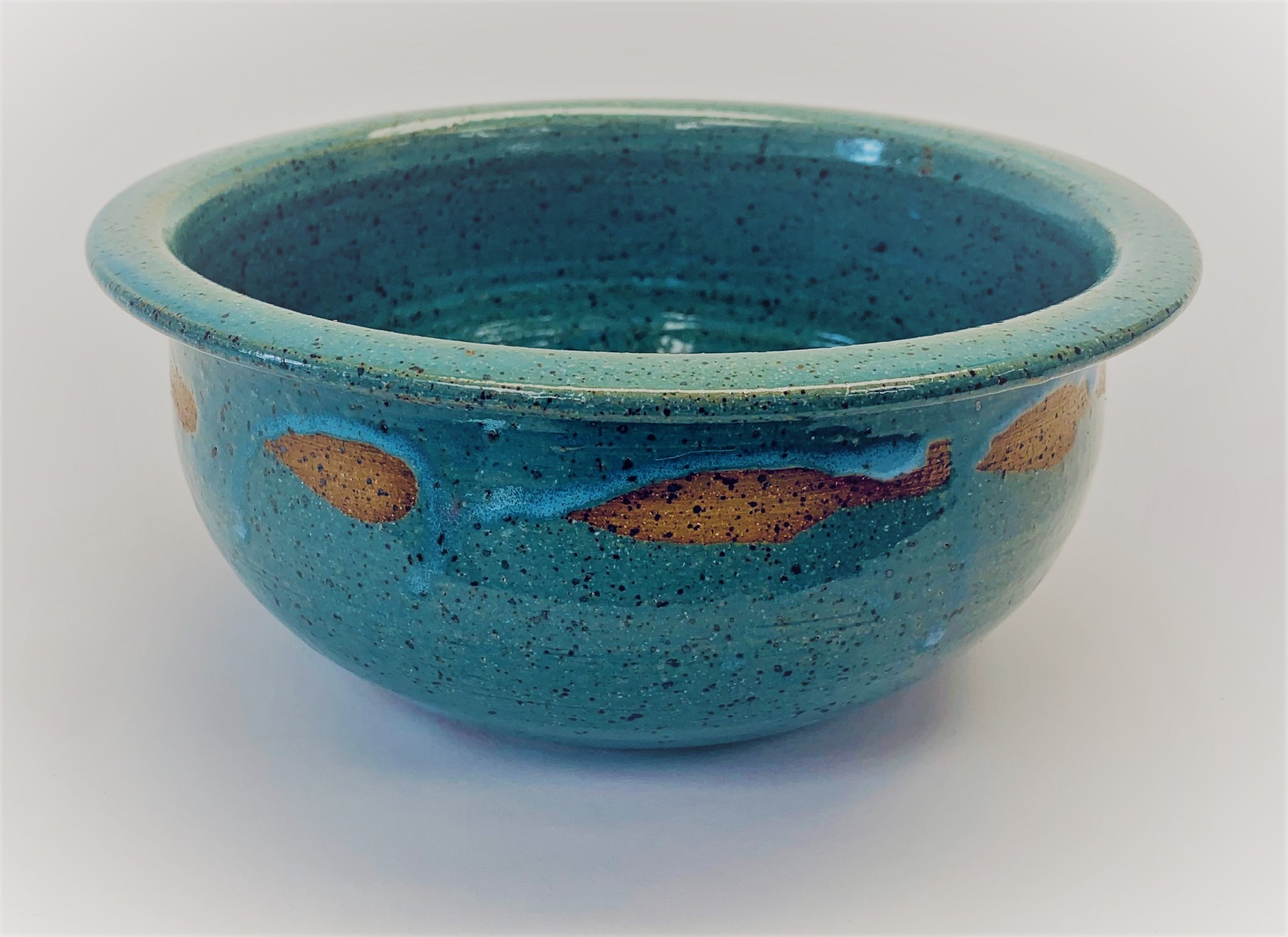 Turquoise Bowl Wax Resist Design